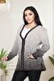 جاكيت نسائي منقوش مقاس 50 - 3