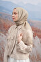 Silk Vintage Model Shawl - Beige - 2