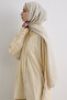 Paris Silk Shawl - Beige - 7