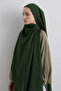 Paris Silk Shawl - Dark Emerald - 4