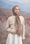 Silk Vintage Model Shawl - Mink - 3