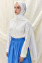Paris Silk Shawl - White - 2