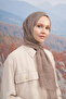 Silk Vintage Model Shawl - Mink - 4