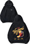 The Negronithe Negroni Design Back Printed Black Hooded Sweatshirt