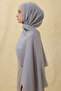 Paris Silk Shawl - Gray - 8