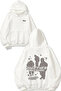 Together in Faith Design Back Printed White Hooded Sweatshirt