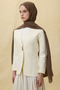 Paris Silk Shawl - Dark Mink - 7