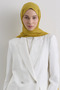 Paris Silk Shawl - Oil Green - 2