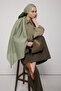 Paris Silk Shawl - Mint Green - 8