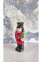 Nutcracker Soldier Holding a Christmas Tree Ceramic Figurine - 5