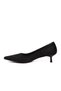 458343 Z Black Suede Women's Heeled Shoes - 4