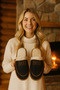 Unisex Warm Furry House Slippers with Non-Slip Soles - 2