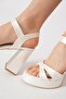 Purpe Cross Strap Evening Dress Women's Shoes Skin - 2