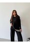 Buketli̇ Women's Tracksuit Shoulder Stripe Detailed Two-Piece Set