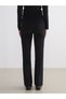 Lcw Modest Black Slim Fit Flared Velvet Women's Trousers - 4