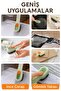 فرشاة تنظيف يدوية عملية مع حاوية منظف متعددة الأغراض | فرشاة غسيل لتنظيف الأحذية - 2