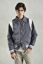 Gray Velvet College Jacket - 4