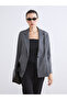 Esvab • Modern & Distinctive Checkered Embroidered Women's Blazer Jacket
