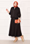 Zippered Bomber Jacket Skirt Set Black - 5
