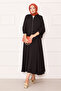 Zippered Bomber Jacket Skirt Set Black - 4