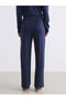Women's Wide Leg Sweatpants with Elastic Waist - 4