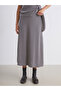 Özmarka New Season Elastic Waist Midi Skirt - 2