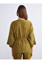 Shawl Collar Textured Women's Kimono - 4