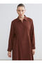 Esvab • Modern & Distinctive Drawstring Modal Blend Shirt Dress - 4