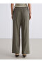 Lcw Vision Women's Elastic Waist Textured Pants - 5
