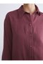 Alita City Lcw Modest Bordo Loose Fit Muslin Women's Shirt Tunic with a Difference - 6
