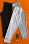 Capri Boy, Pack of 2 White and Black Lycra Basic Cotton Women's Capri Leggings - 5