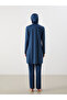 Lcw Women's Hijab Swimsuit Set with Stand Collar Pattern - 4