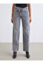 Wideleg Women's Jean Trousers - 2
