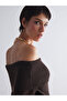 Esvab • Modern & Distinctive Wide Collar Women's Knitwear Sweater - 4