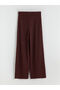 Elastic Waist Textured Women's Trousers - 4