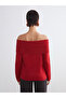Esvab • Modern & Distinctive Wide Collar Women's Knitwear Sweater - 5