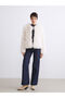 Crew Neck Women's Faux Fur Coat - 3