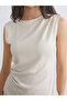 Peak New Season Crew Neck Drawstring Blouse - 6
