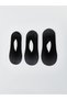 Alita City with a Difference, Lcw Dream Black Plain 3-Pack Women's Ballerina Socks