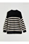 Quality Pieces from Çelebi Store Zero Roba Collar Striped Women's Knitwear Tunic - 7