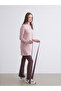 Pink Stand Collar Women's Tunic - 2