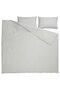 SOLFIBBLA Duvet cover and 2 pillowcases, grey white/stripe - 5