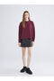 Alita City Farkıyla Xside Black Faux Leather Straight Mini Women's Skirt