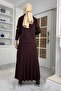 Defne Çelik Knitted Sweater Set Bitter Brown - 5