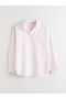Alita City Xside Pink Oversize Oxford Women's Shirt with a Difference - 5