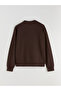 Crew Neck Stone Embellished Women's Sweatshirt - 6