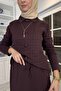 Kumsal Knitwear Set Bitter Brown - 4
