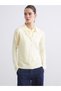 Alita City Lcw Vision Yellow Knitwear Plain Women's Cardigan with a Difference