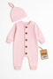 Seasonal 100% Cotton Beret Baby Romper Set - New Season Unisex - 2