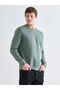 Green Crew Neck Men's Sweatshirt